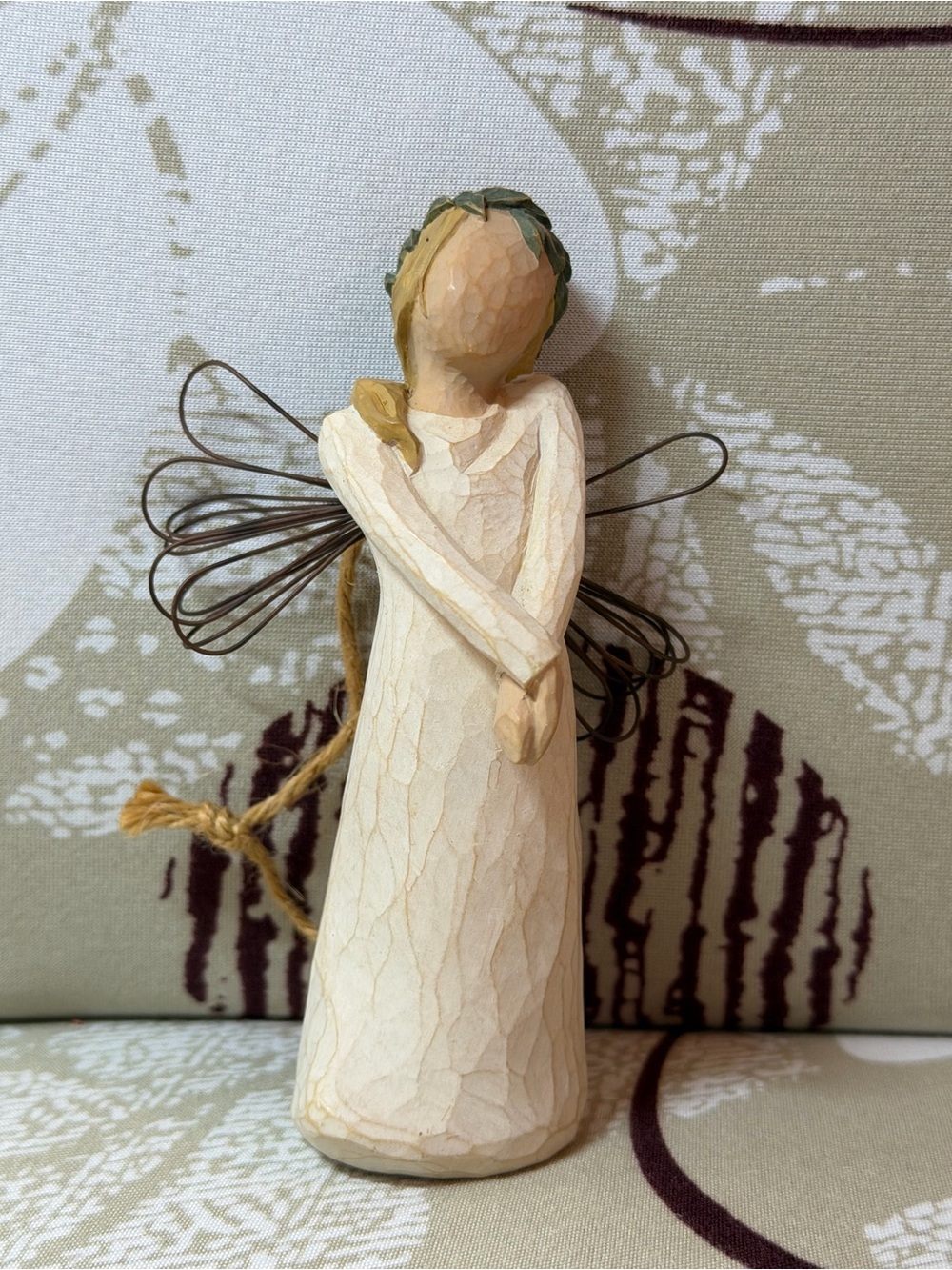 Handcrafted Willow tree celebrat Cream Angel Figurine Home Art Decor